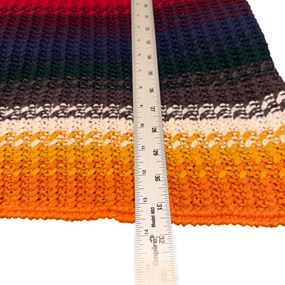 Vintage EXP Jeans No.4 Striped Mock Turtleneck Sweater Women’s Large Boho Retro - Picture 12 of 12